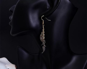 Hollow Claw Earrings | Bone Jewelry | Pagan | Witchcraft | Alternative Gift