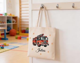 Personalisierte Jutebeutel mit Druck, Beutel mit Namen, Stofftasche für Kinder, Sportbeutel Kindergarten, Geschenk für Junge und Mädchen