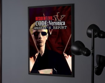 2003 バイオハザード コードベロニカX 額入りプリント広告/ポスター