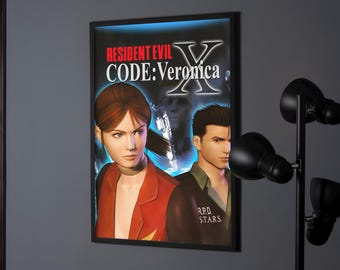 2003 バイオハザード コードベロニカX 額入りプリント広告/ポスター