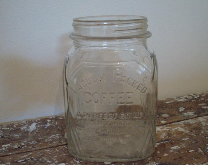 Mason Jar Vacuum Packed Coffee Wide Mouth Mason Jar Etsy