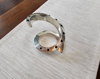 Dansk Design Corkscrew Candle Holder Multi Taper Candle Holder 12 Centerpiece Silver Plated Designed byBertil Vallien