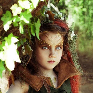 Woodland Moss Hair Clips: Fairy Forest Wedding Accessories