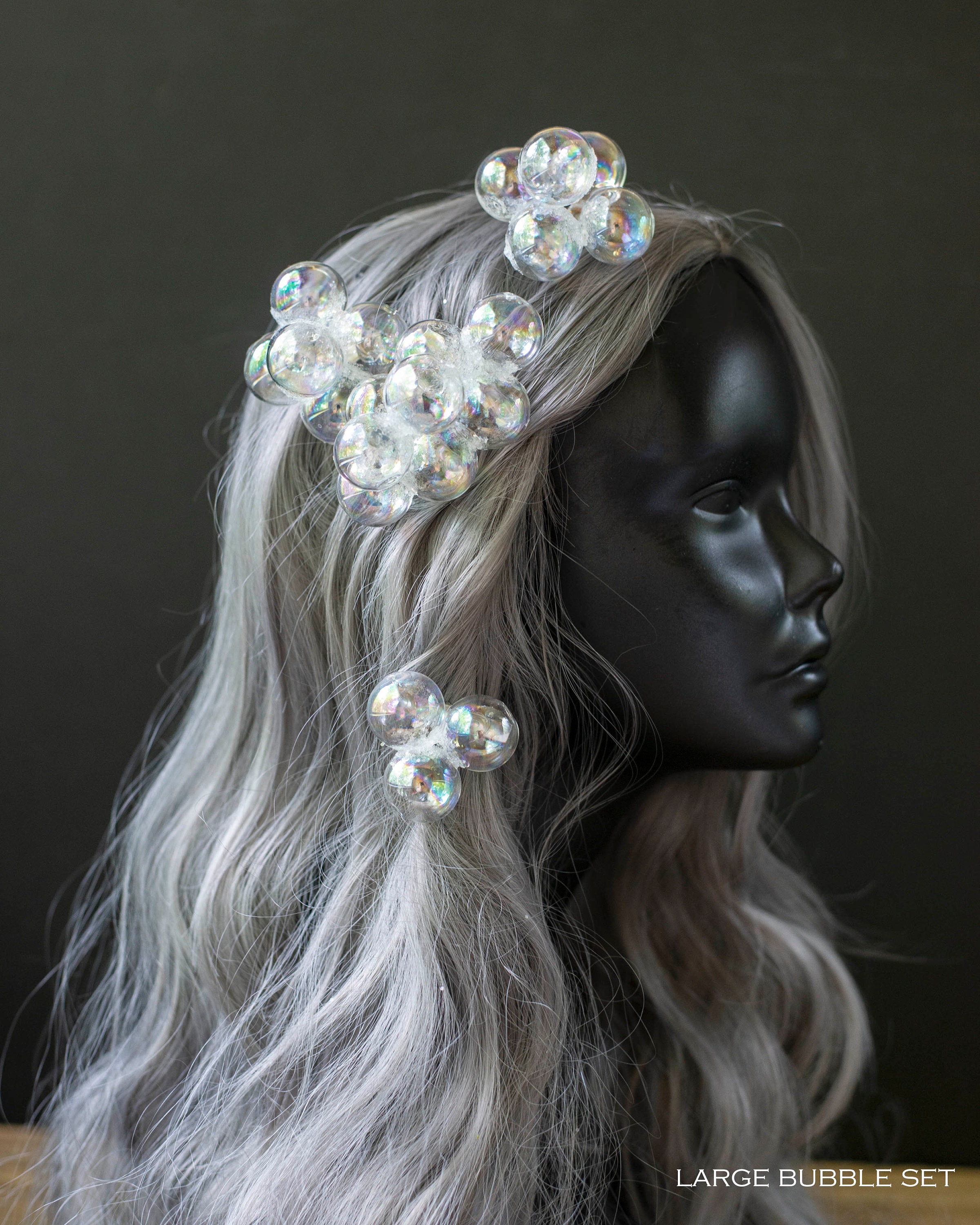 Glass Bubble Hair Clip Set, Mermaid Fairy Costume Set - Etsy