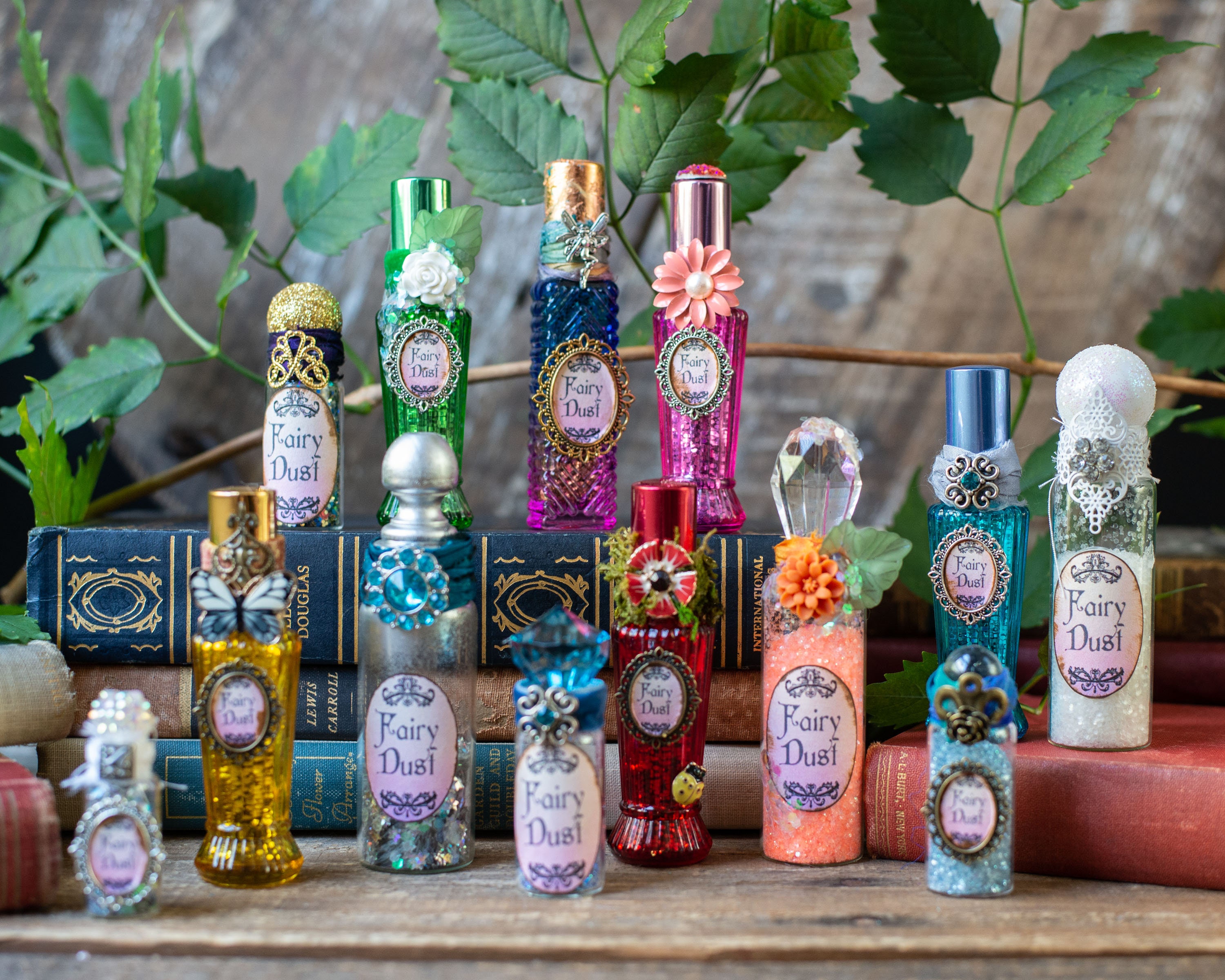 Miniature Fairy Potion Bottles, Fairy Miniature Bottles, 3 or 5