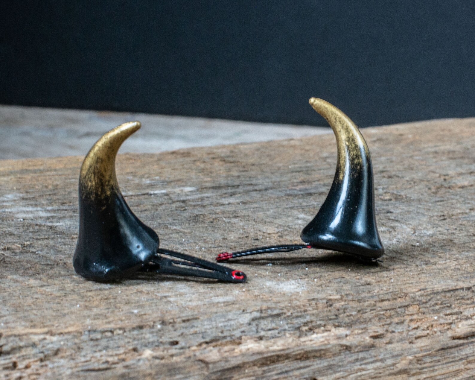 Horn Hair Clips Halloween Costume Dark Fairy Horns Horned Etsy