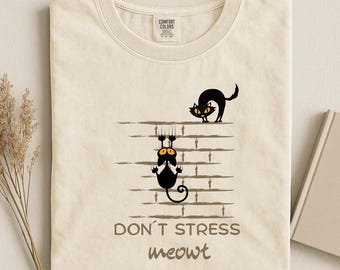 Comfort Colors Sarcastic Cat T-Shirt, Funny Pet Lover Tee
