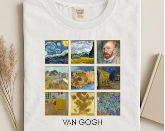 Comfort Colors® Van Gogh Irises TShirt for Women