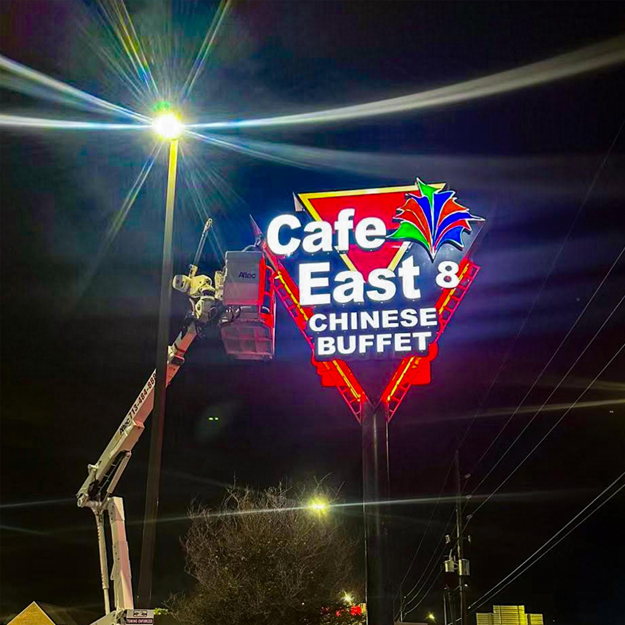 Pylon Sign Display Custom LED Pylon Sign, High Visibility Outdoor Business Signage ...