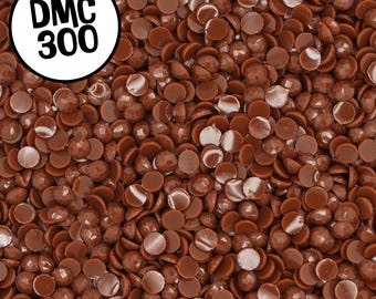 Forets ronds de peinture au diamant | Correspondance des couleurs du DMC-300 | 30 g - Environ 6 000 billes