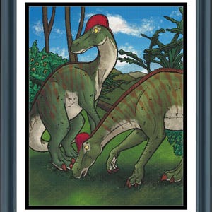 Dinosaurs - Jumbo Sized Full Coverage Counted Cross Stitch Pattern image 6