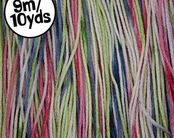 Hand-Dyed Embroidery Floss | Watermelon | Six Strands, approx 9m / 10yds