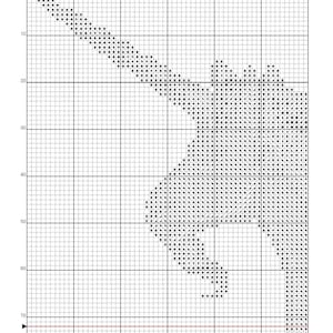Licorne arc-en-ciel | Petit motif de point de croix compté | Débutant/Facile image 3