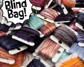 Embroidery Floss Grab Bag | Hand Dyed 9 Meters 100% Cotton | Get What You Get