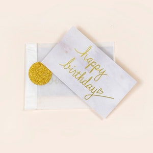 Carte d&#39;anniversaire. Étiquette cadeau d&#39;anniversaire. Petite carte d&#39;anniversaire. Carte d&#39;anniversaire simple. Cadeaux d&#39;anniversaire pour elle