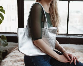 MILA Shoulder Bag. Leather Shoulder Bag. Leather Purse. Gold Leather Bag. Gold Leather Shoulder Bag. Lightweight Shoulder Bag.