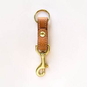 LEATHER Key Fob. Leather Key Chain with Hook. Leather Keychain. Leather Key Holder image 6