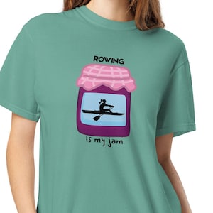 Koszulka unisex z nadrukiem "Wioślarstwo to moja pasja" w kolorach Comfort