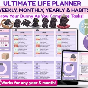 Die ultimative Holland Lop Komplettkollektion • Alle Planer 2026 & das Rabbit Journal