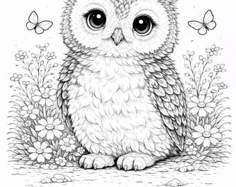 Baby Animals Coloring Pages | Realistic Woodland & Safari (Printable)