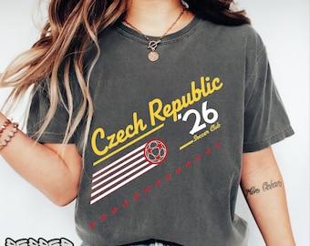 Czech Republic Soccer Shirt, Czech Republic 2026 Tee, World Cup 2026 Fan Shirt, Czech Football Supporter Tee