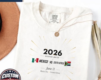 Koszulka meczowa Mistrzostw Świata w Piłce Nożnej 2026, Meksyk kontra Republika Południowej Afryki, Koszulka piłkarska na zamówienie