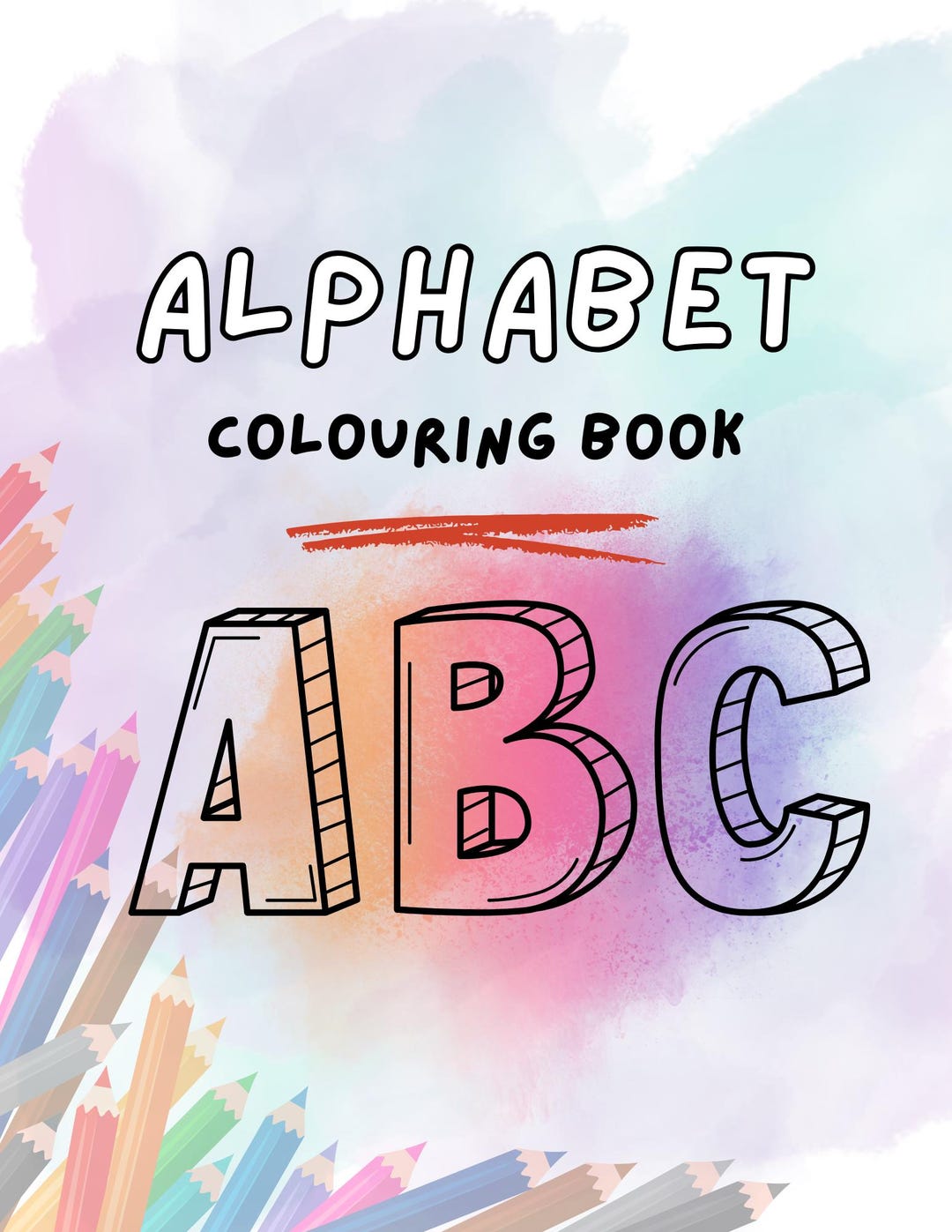 Alphabet Colouring Book Printable | ABC Colouring Pages for Kids ...