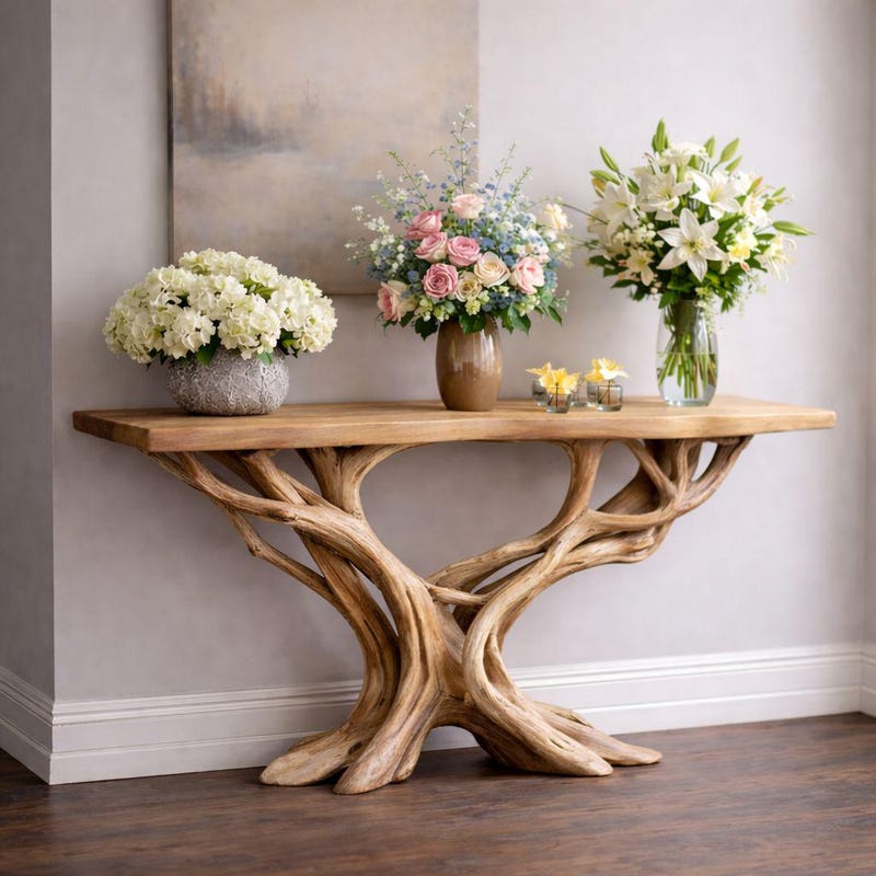 Driftwood Console Tv - Etsy