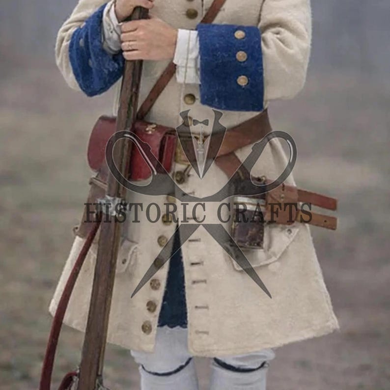 Colonial military coat, Colonial frock coat, Revolutionary war coat, Military frock coat, Colonial uniform coat, 18th century coat, Historical military coat
American revolution coat, Colonial reenactment coat, Revolutionary war uniform, Military reenactment coat, Colonial costume coat, Vintage military jacket, Historical costume coat, Officer frock coat, Colonial army uniform
Revolutionary costume, Period military coat, Historical menswear, Civil war style coat