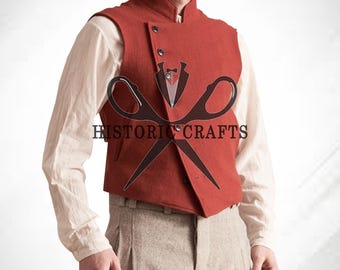 Middeleeuws gilet | Renaissance-vest | Victoriaans geïnspireerd gilet | Handgemaakte historische kleding