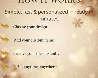 Personalized Recipe Book PDF – Custom Name Family Cookbook • Printable Recipe Journal