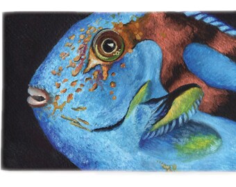 Blue Tang Beach Towel