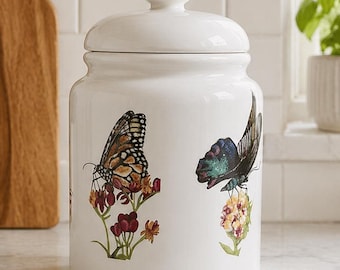 Butterfly Cookie Jar