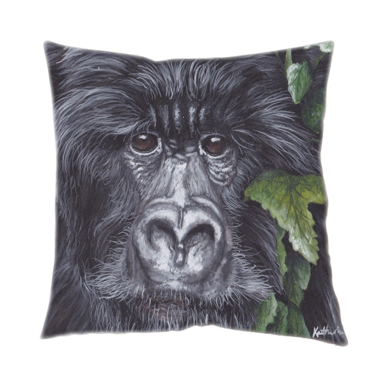 Gorilla Pillow | Etsy Monkey pillow case | Etsy