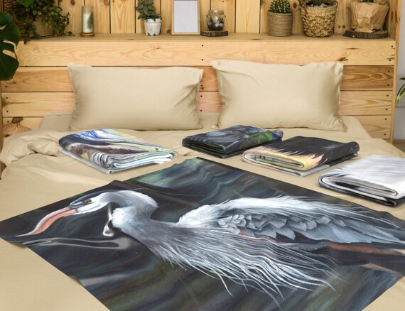 Blankets: Pelican, Heron, and Crane Collection