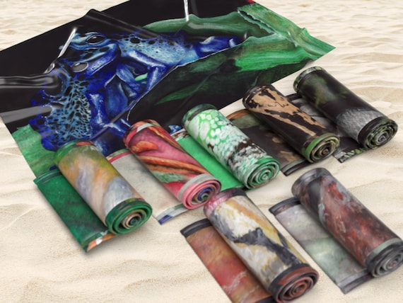 Beach Towels: Reptile/Amphibian Collection | Pool Towel