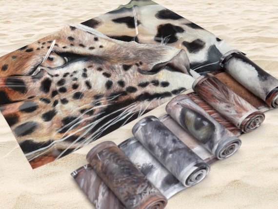 Beach Towels: Big Cat Collection