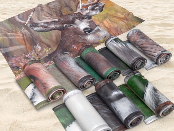 Beach Towels: Woodland Creature Collection