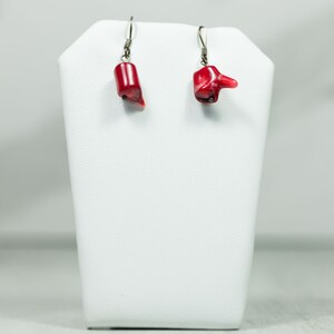 Red Coral Earrings | Handmade Jewelry