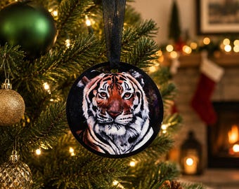 LSU Tiger Holiday Ornament