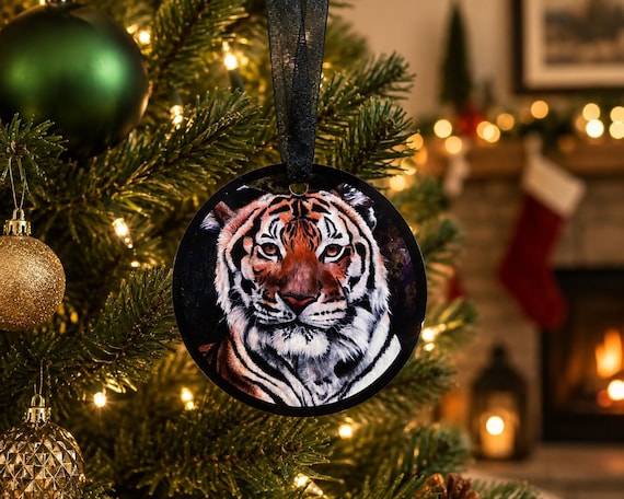 LSU Tiger Holiday Ornament