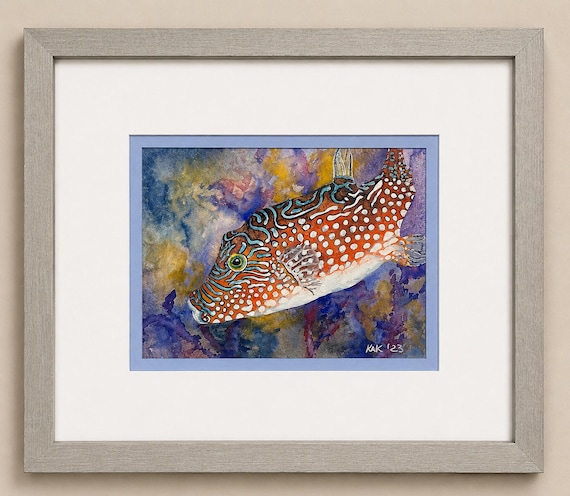 Downward Dots | Deep Sea Painting | Coastal Home Decor
