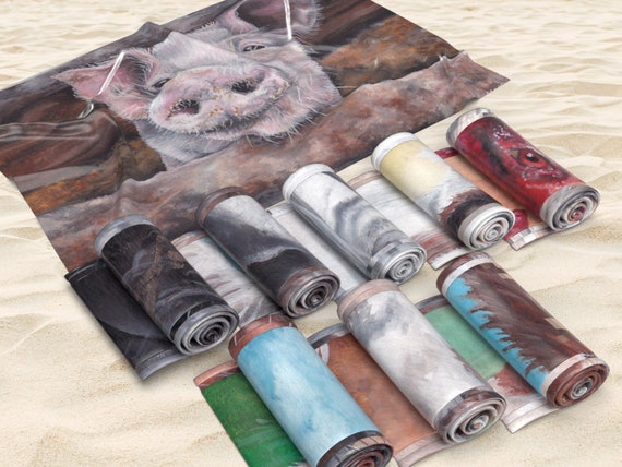 Beach Towels: Farm Animal Collection