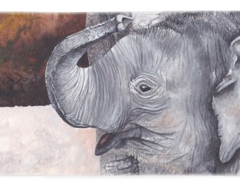 Baby Elephant Beach Towel