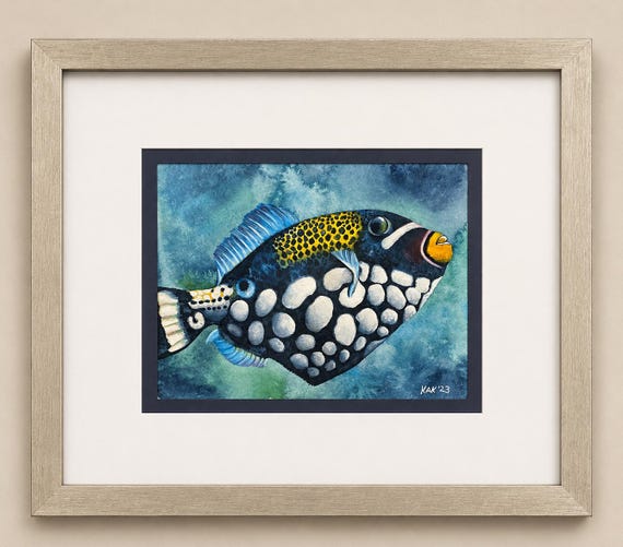 Send in the Clown | Deep Sea Painting | Coastal Home Decor
