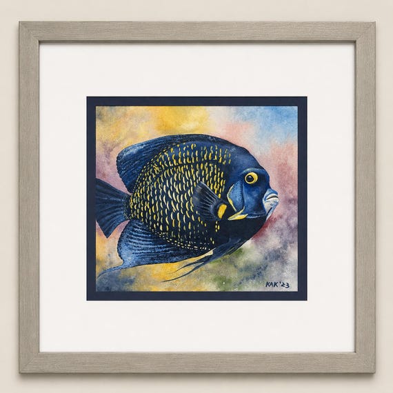 Sea Me Later | Deep Sea Painting | Coastal Home Decor