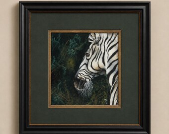 Zebra Queen 8x10 Hand Painted Print - Etsy
