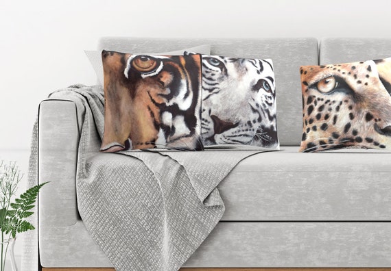 Pillows: Big Cat Collection  | Wildlife Art | Home Decor