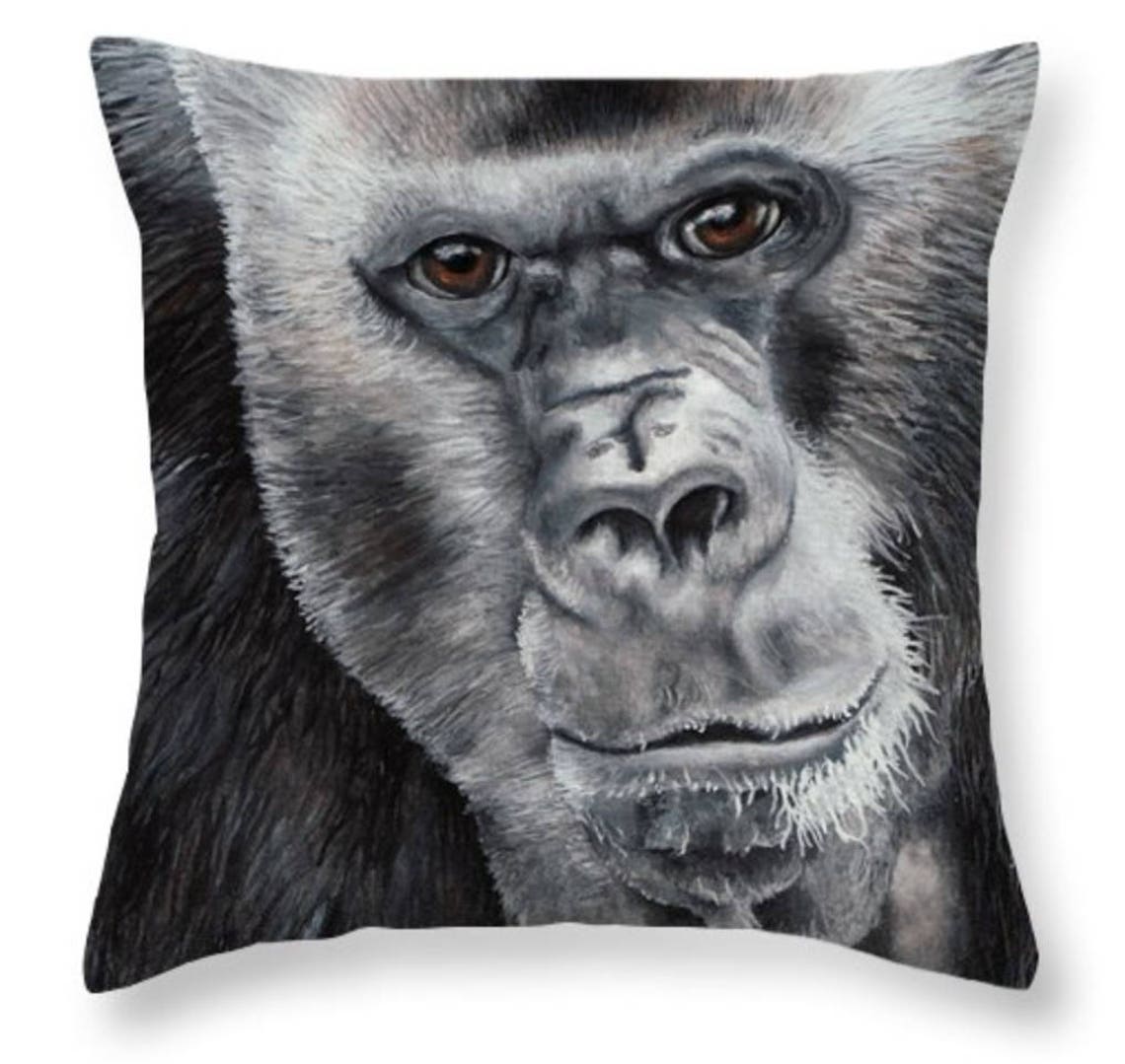 Gorilla Pillow Etsy