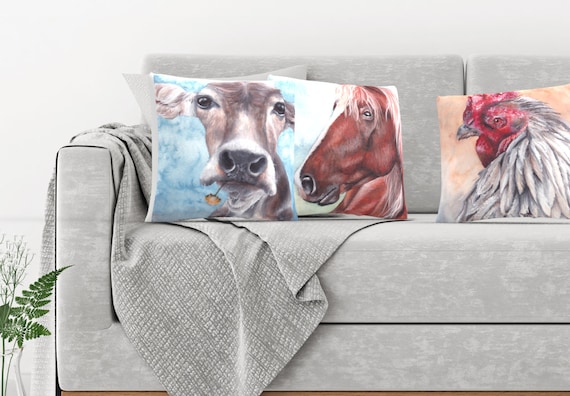 Pillows: Farm Animal Collection | Home Decor